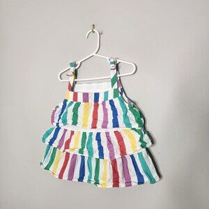 HANNA ANDERSSON Stripe Ruffle Tank